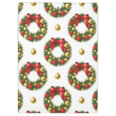 Porte-bloc Couronnes de Noël (Dos)