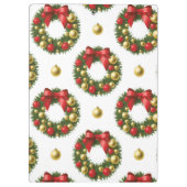 Porte-bloc Couronnes de Noël (Dos)