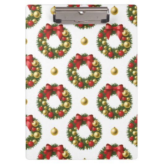 Porte-bloc Couronnes de Noël (Devant)