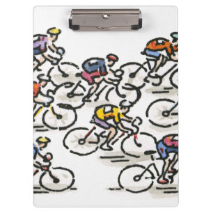 Porte-bloc Course de bicyclette
