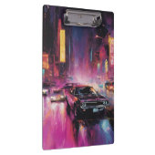 Porte-bloc Course de rue nocturne dans la ville animée (Swatch)