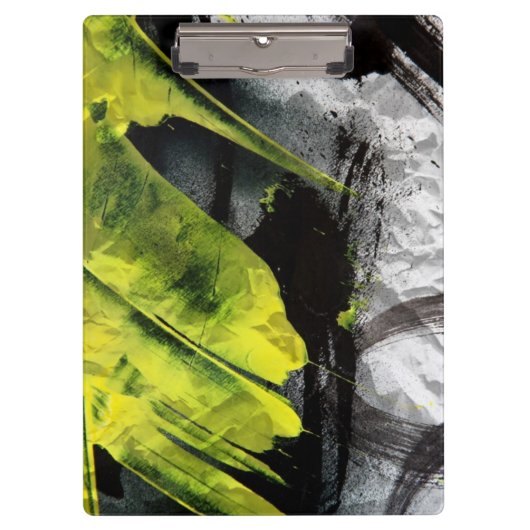 Porte-bloc Courses expressives de brosse de texture grunge (Devant)
