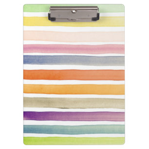 Porte-bloc Courses peintes à la main de brosse d'aquarelle,
