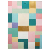 Porte-bloc Courte géométrique pastel (Dos)