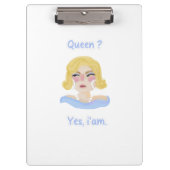 Porte-bloc Couvercle Queen (Devant)