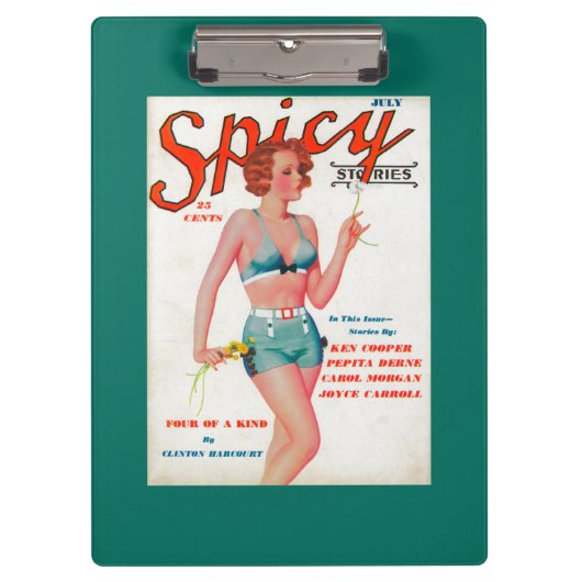 Porte-bloc Couverture de magazine épicée (Devant)