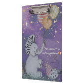 Porte-bloc Couverture "Eleze Elephant & Polka Hen" (Gauche)