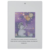 Porte-bloc Couverture "Eleze Elephant & Polka Hen" (Dos)