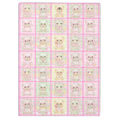 Porte-bloc Couverture ourson patchwork mignon sans couture (Dos)