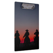Porte-bloc cowboy au coucher du soleil (Swatch)