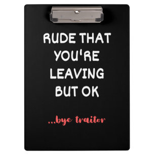 Porte-bloc Coworker Coffee Mug - Rude que vous quittez