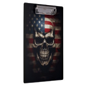 Porte-bloc Crâne de drapeau américain (Swatch)