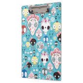 Porte-bloc Crâne riant de texture (Gauche)