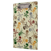 Porte-bloc Crânes de pirate avec les épées croisées (Gauche)