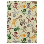 Porte-bloc Crânes de pirate avec les épées croisées (Dos)