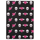 Porte-bloc Crânes et coeurs (Dos)