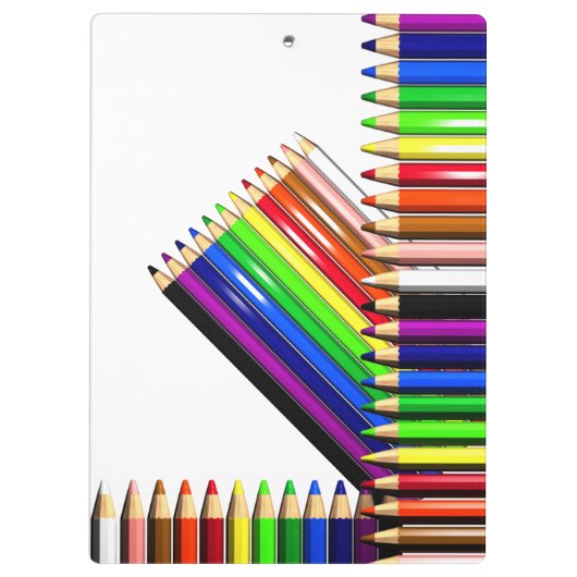 Porte-bloc crayons de couleur (Dos)