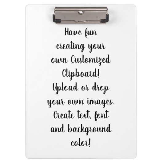 Porte-bloc Create Your Own Customizable Personal  (Devant)