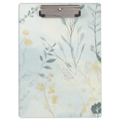 Porte-bloc Create Your Own Soft Golden Flowers Minimalist (Devant)