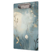 Porte-bloc Create Your Own Summer Blue Floral Minimalist (Gauche)