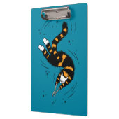 Porte-bloc Créature de chat drôle squelette des mains natatio (Gauche)