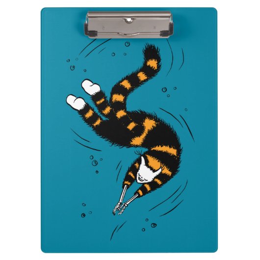 Porte-bloc Créature de chat drôle squelette des mains natatio (Devant)