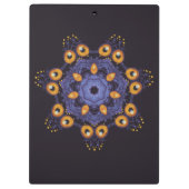 Porte-bloc Créature de mandala mignonne et effrayante pour l' (Dos)