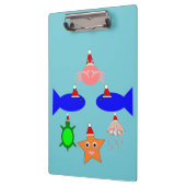 Porte-bloc Créatures de la mer de Noël (Gauche)