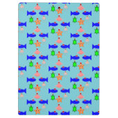 Porte-bloc Créatures de la mer de Noël (Dos)
