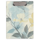 Porte-bloc Créez Vos Propres Fleurs Jaunes Doux Minimalistes (Devant)