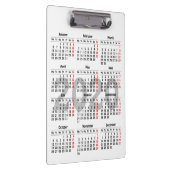 Porte-bloc Créez votre propre calendrier 2020 (Swatch)