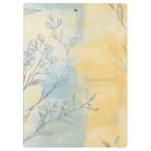 Porte-bloc Créez Votre Propre Floral Minimaliste Ensoleillé B