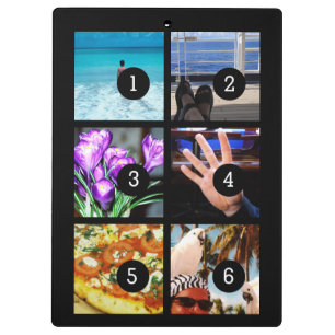 Porte-bloc Créez votre propre texte de Momento de photo et 6