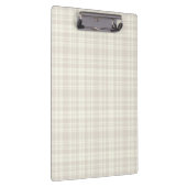 Porte-bloc Crème de plaid de tartan et no. 66 de beige (Swatch)