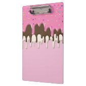 Porte-bloc Crème glacée rose glacé bonbons saupoudrer glaçage (Gauche)