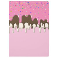 Crème glacée rose glacé bonbons saupoudrer glaçage