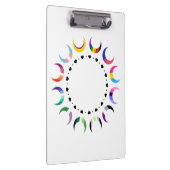Porte-bloc Crescent Pride Lunes et Coeurs Noirs (Swatch)