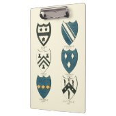 Porte-bloc Crêtes familiales de diverses maisons anglaises (Gauche)