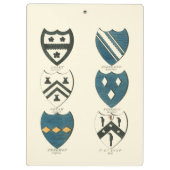 Porte-bloc Crêtes familiales de diverses maisons anglaises (Dos)