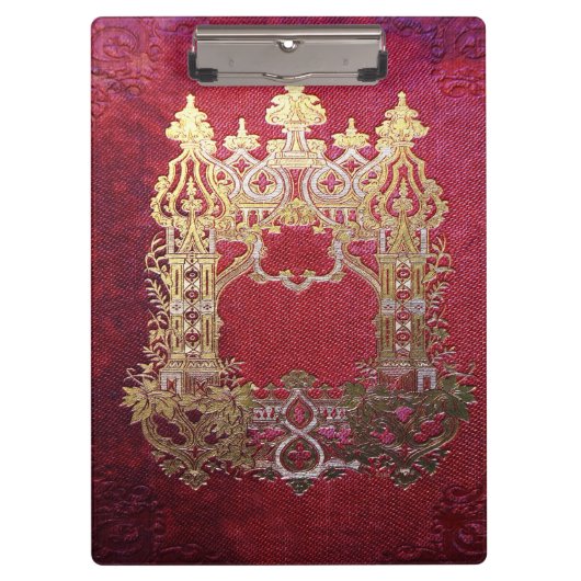Porte-bloc Crimson à l'encre tombée (Devant)