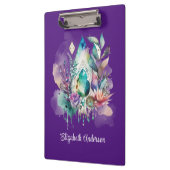 Porte-bloc Cristaux mystiques magiques Dreamcatcher violet (Gauche)