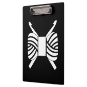 Porte-bloc Crochet Hooks & Yarn Crafts {Dark} (Gauche)