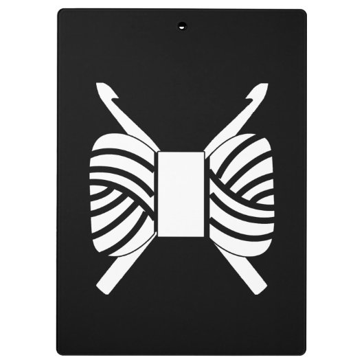 Porte-bloc Crochet Hooks & Yarn Crafts {Dark} (Dos)