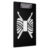 Porte-bloc Crochet Hooks & Yarn Crafts {Dark} (Swatch)