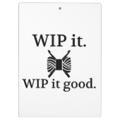 Porte-bloc Crochet ・ WIP It Good Crafts (Dos)