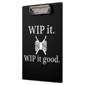 Porte-bloc Crochet ・ WIP It Good Crafts {Dark} (Gauche)