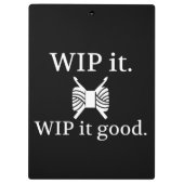 Porte-bloc Crochet ・ WIP It Good Crafts {Dark} (Dos)