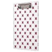 Porte-bloc Crochets Mulberry sur blanc (Gauche)