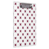 Porte-bloc Crochets Mulberry sur blanc (Swatch)
