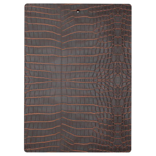 Porte-bloc Crocodile du Nil de châtaignes Texture Imprimer (Dos)